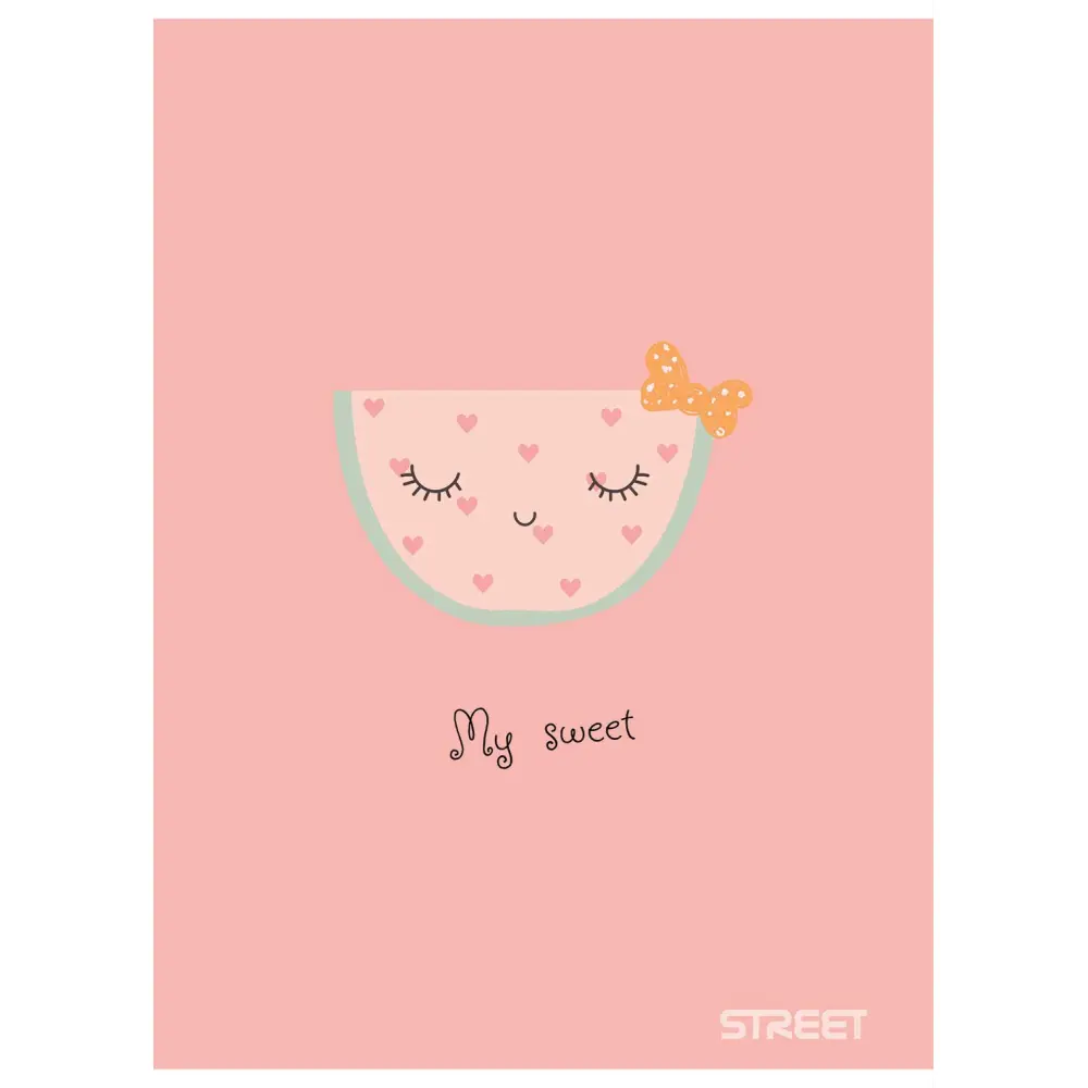 ZVEZEK STREET SWEET A5 BI 54L HQ.P.