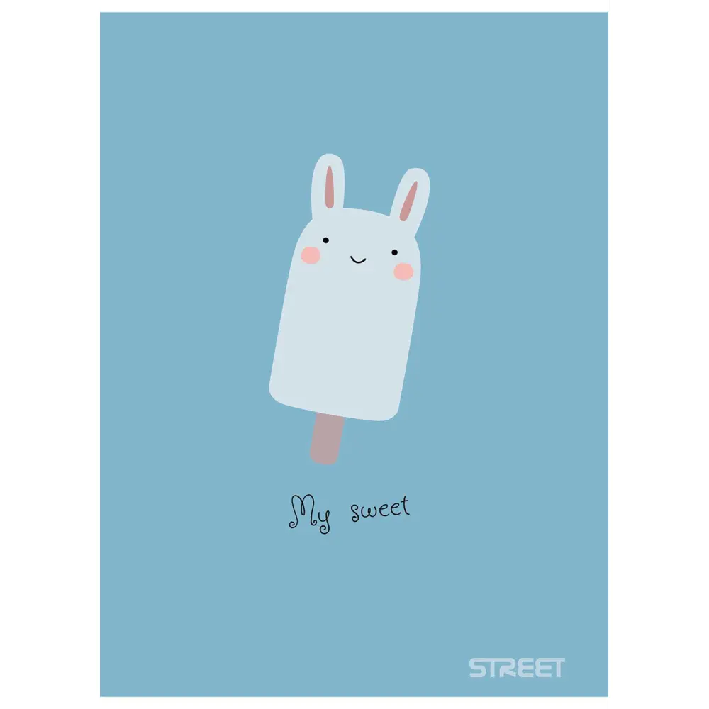 ZVEZEK STREET SWEET A5 BI 54L HQ.P.