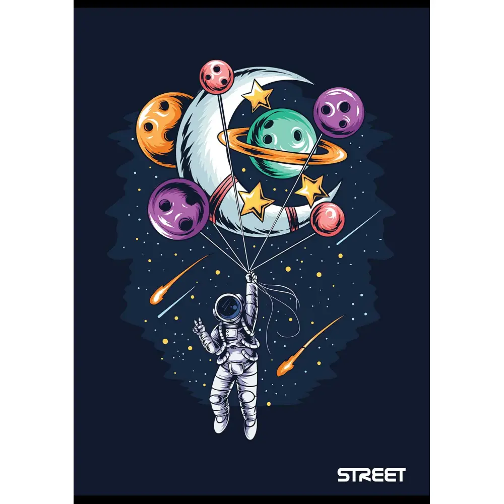 Zvezek Young A5 črte z robom 80 listni