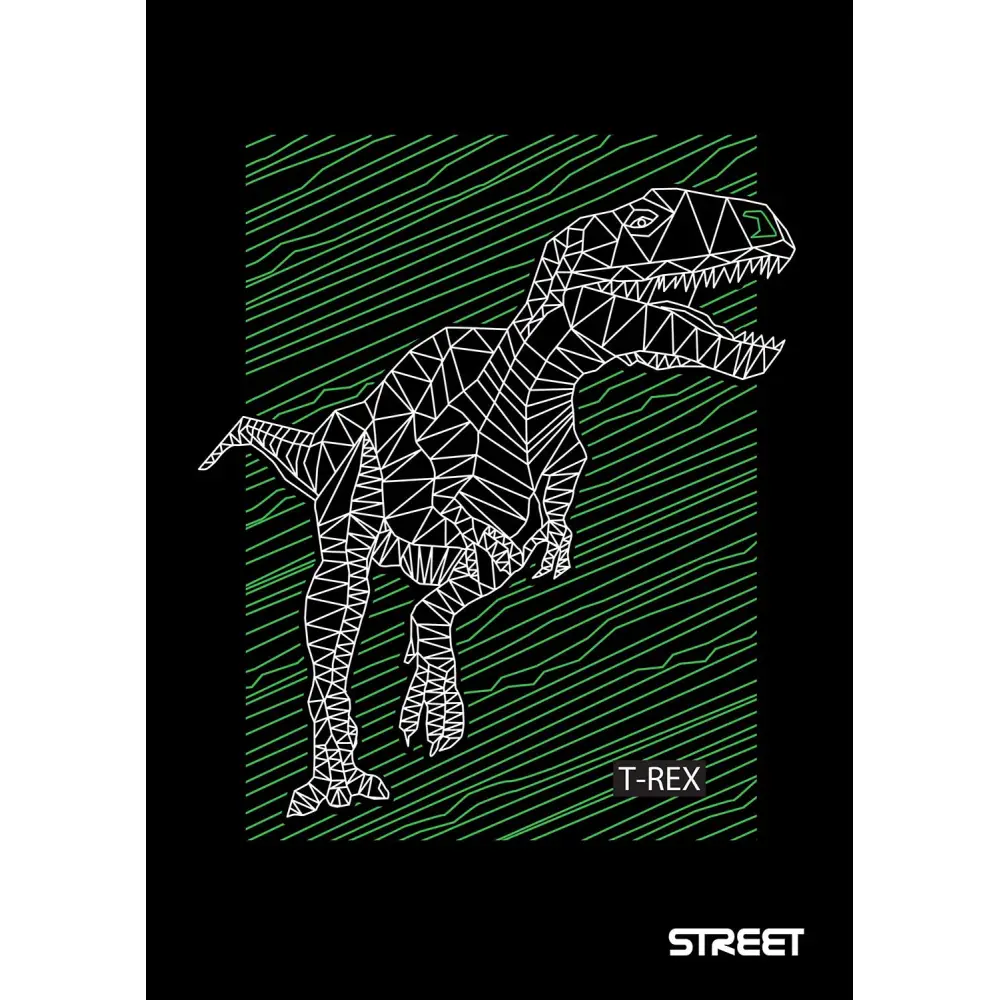 Zvezek Young A5 črte z robom 80 listni