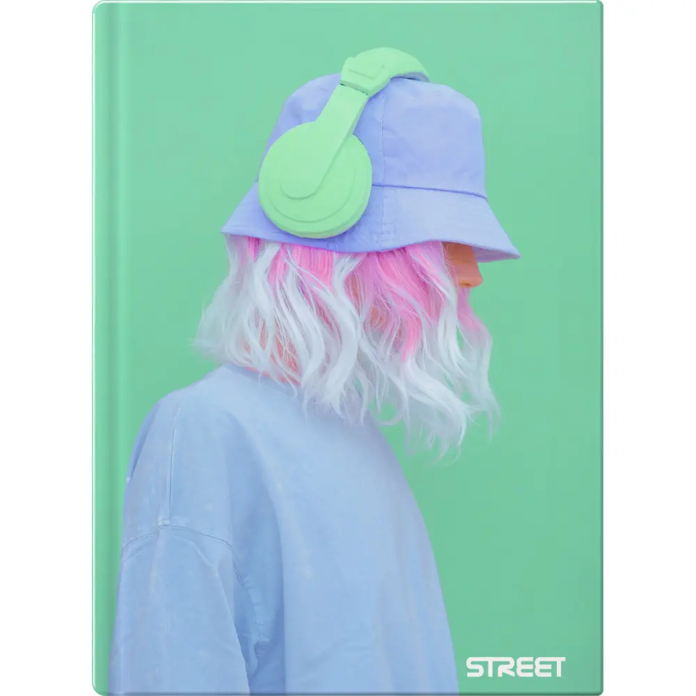 Zvezek trdi Street Young A4 mali karo