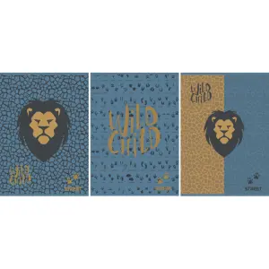 Zvezek Street Lion A4 brezčrtni