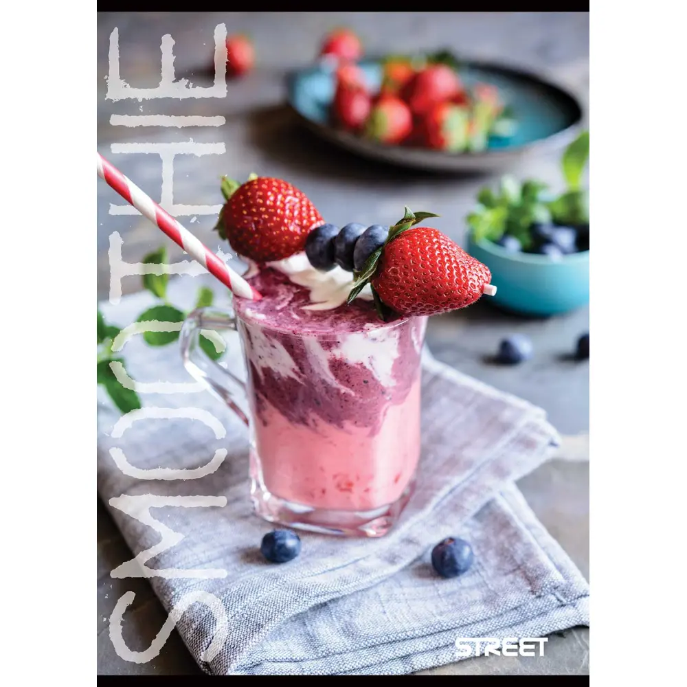 Street Smoothie A4 grid notebook