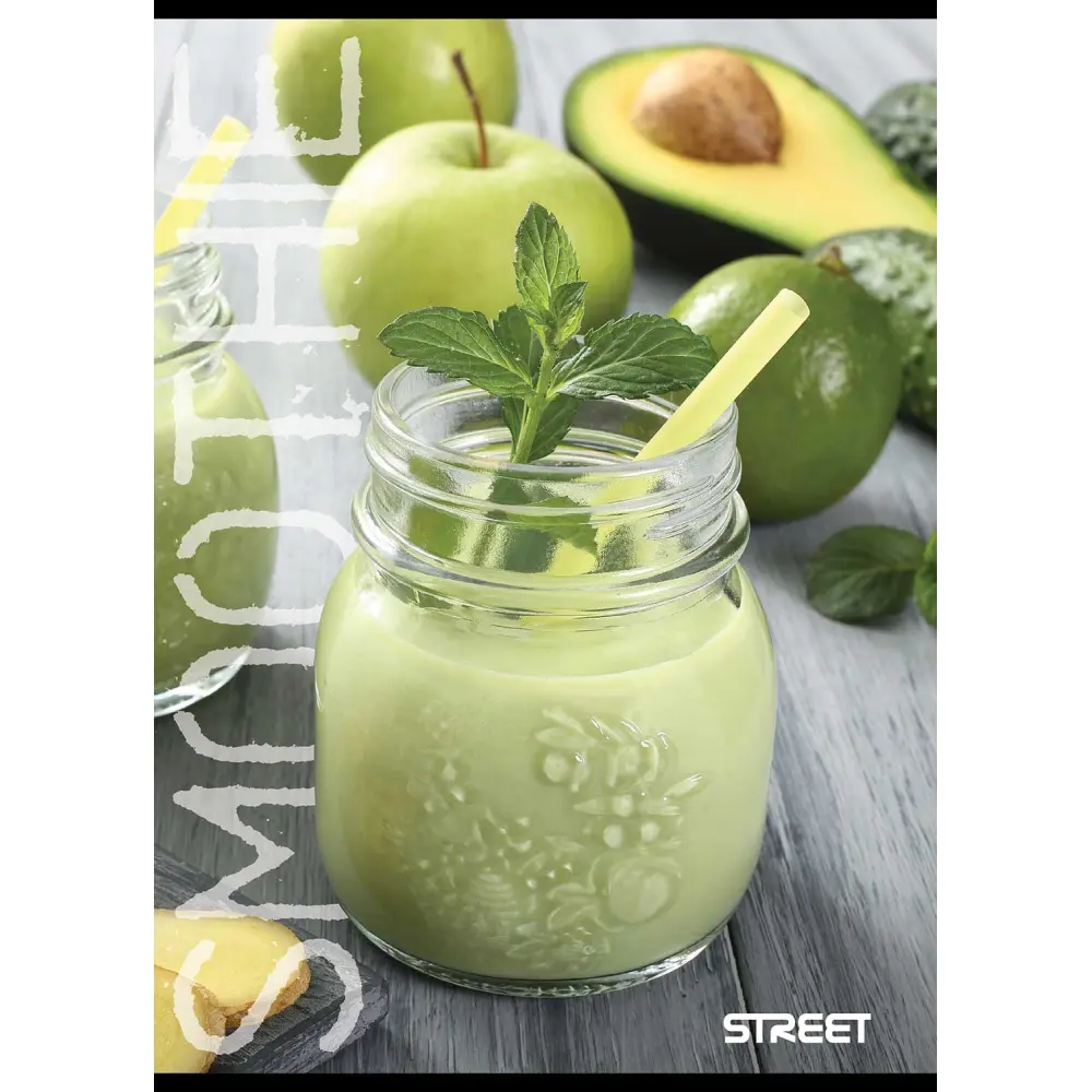 Street Smoothie A4 grid notebook