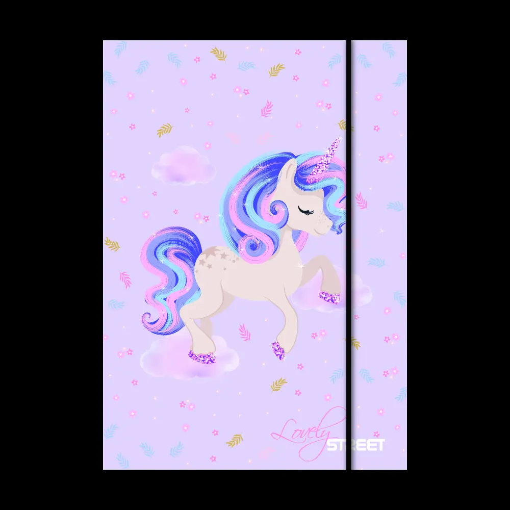 Mapa z elastiko A4, Street Unicorn