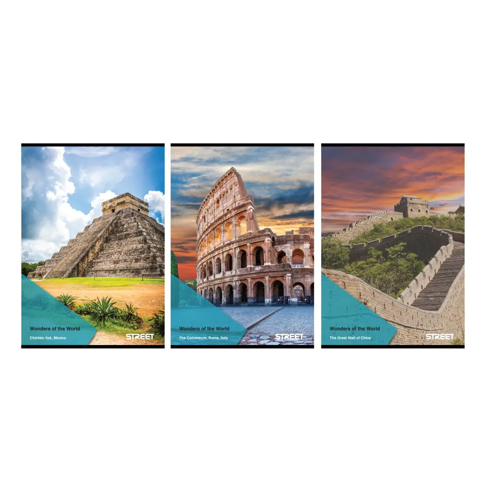 ZVEZEK STREET WONDERS A4/1R 96L Q.P.