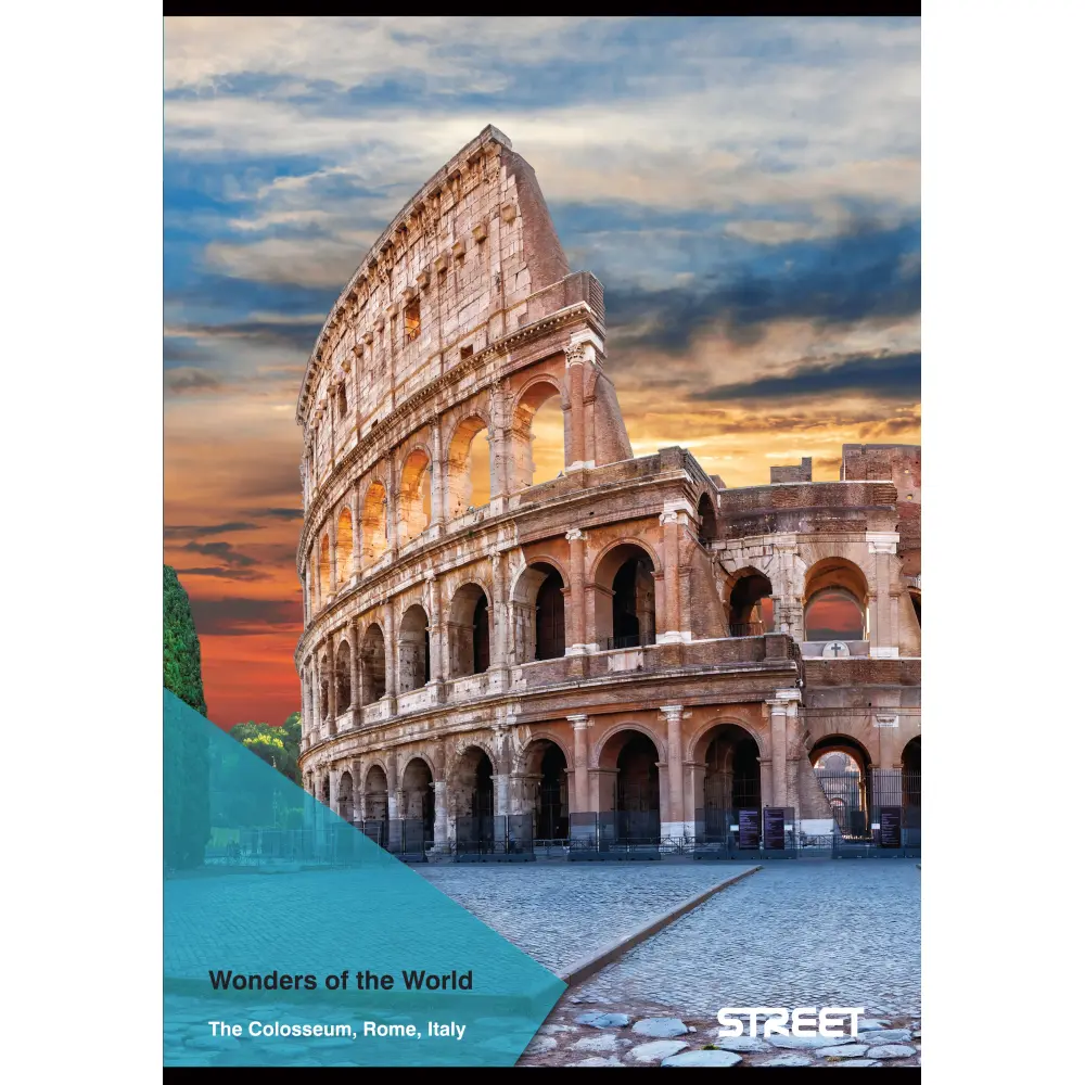 ZVEZEK STREET WONDERS A4/1R 96L Q.P.