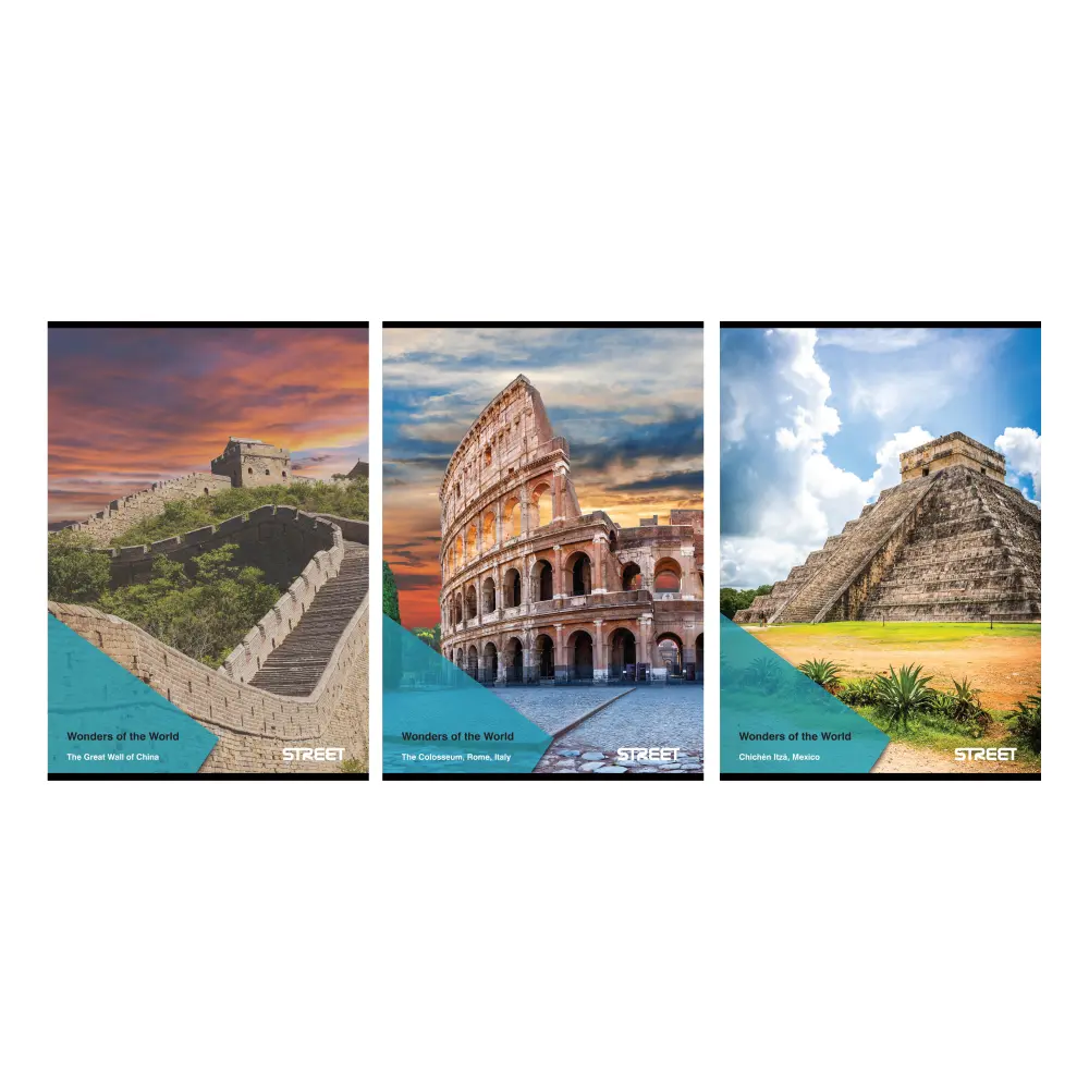 ZVEZEK STREET WONDERS A4/5M 96L Q.P.