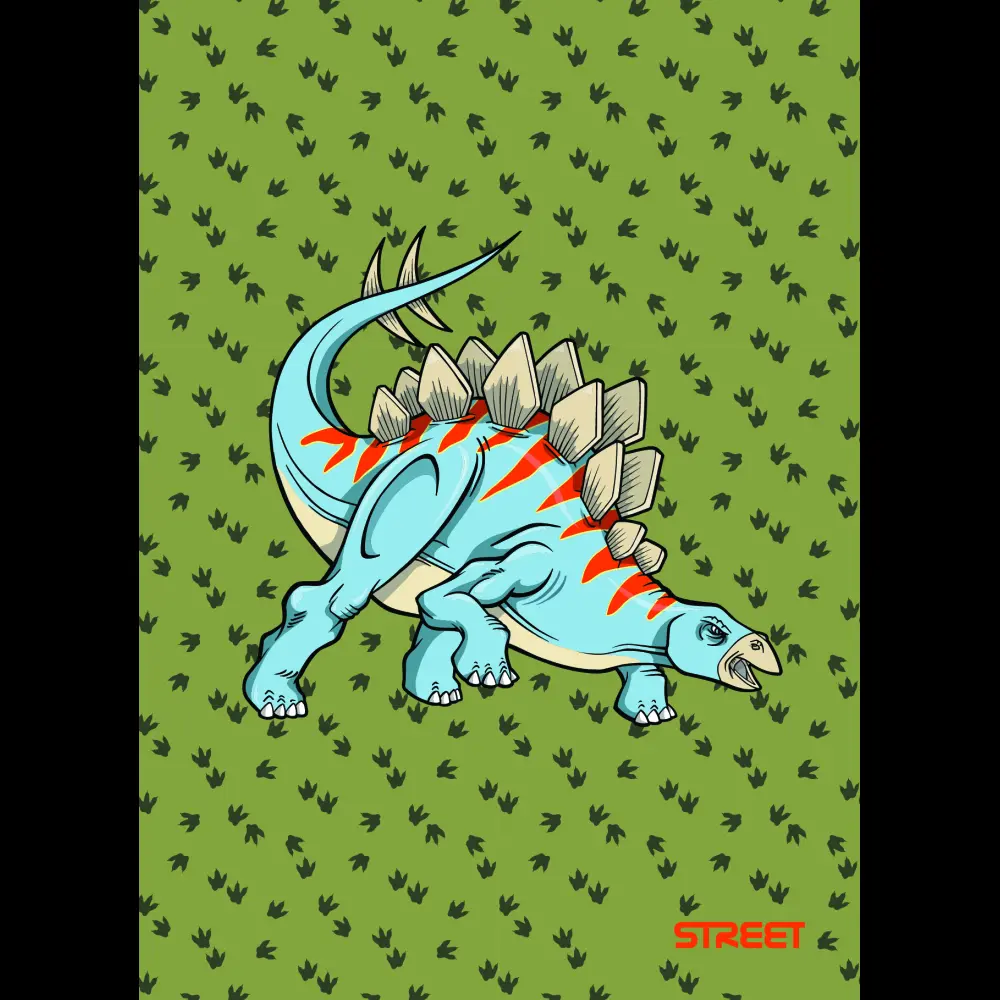 Beležka A6, STREET DINO