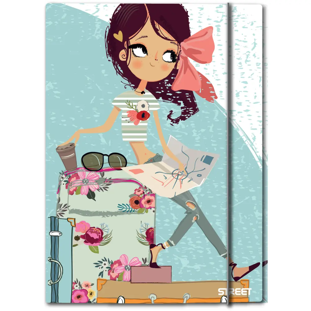 Mapa z elastiko Street kids A4 600G