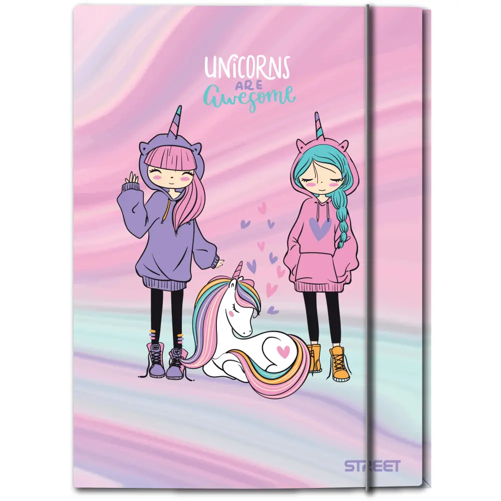 Mapa z elastiko Street kids A4 600G