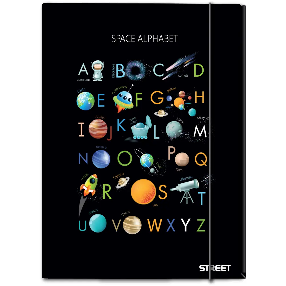 Mapa z elastiko Street kids A4 600G