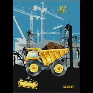 Beležka A6, Street Construction 40 listn