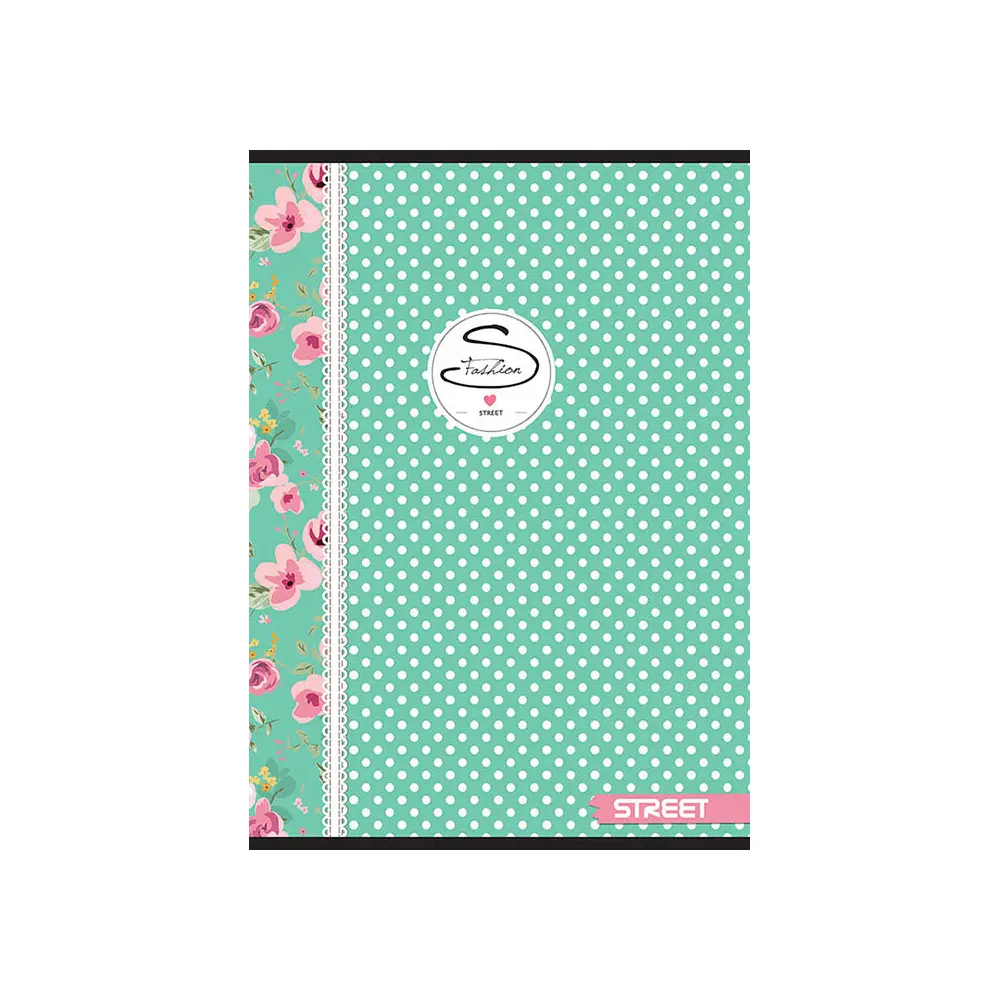 Zvezek Street Flowers A5 mali karo