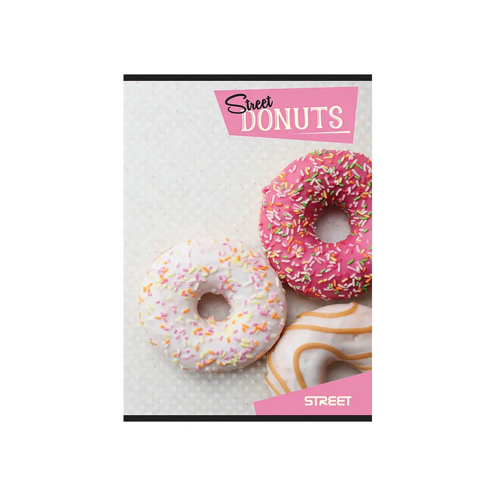 Zvezek Street Macarons A4 mali karo