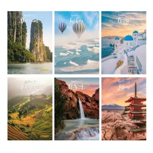 Zvezek Street Travel to A4 visoki karo