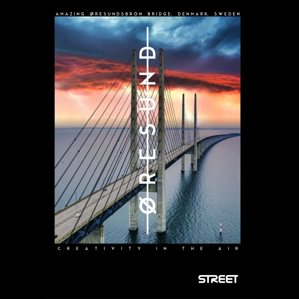 Zvezek Street Bridges A4 črte 