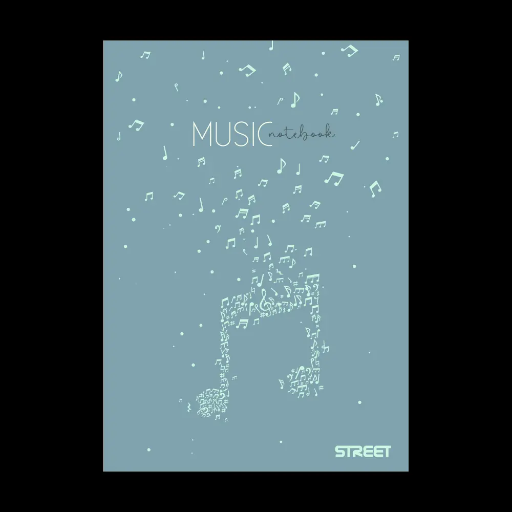 Notni zvezek A4 STREET (različni motivi)