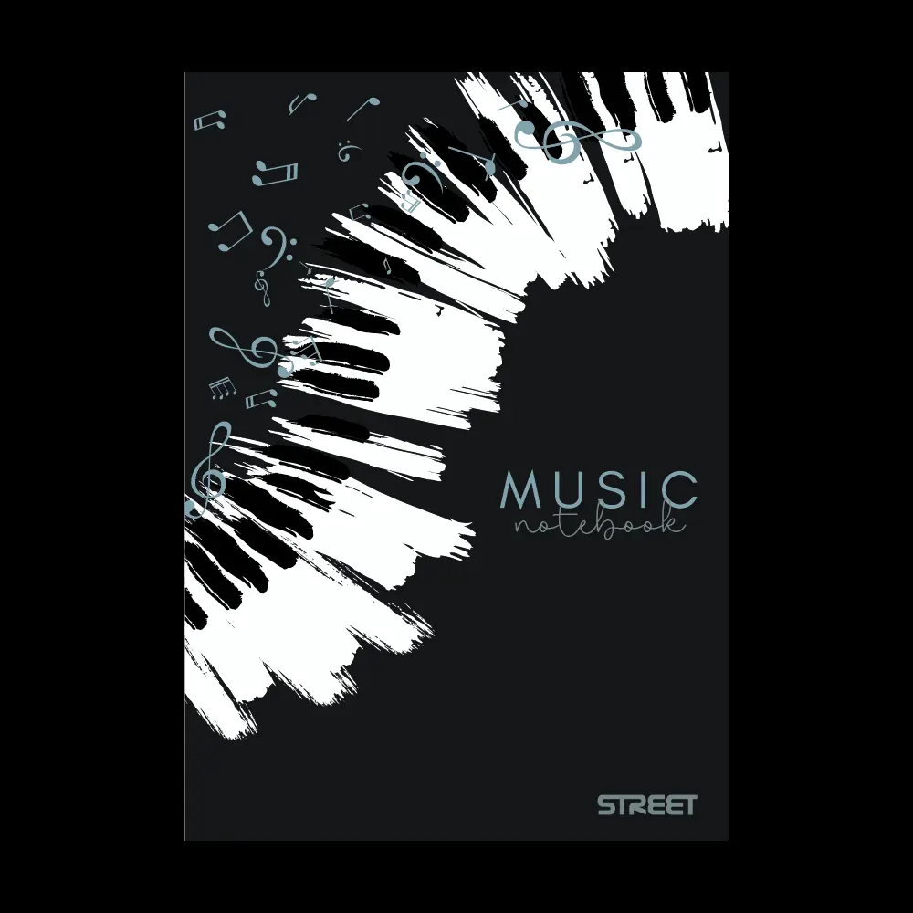 Notni zvezek A4 STREET (različni motivi)