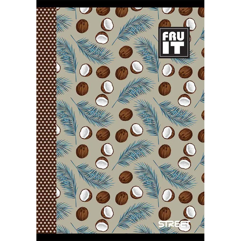 Zvezek Fruits A4 brezčrtni 80 listni