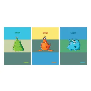 ZVEZEK STREET MONSTERS A5 BI 54L HQ.P.