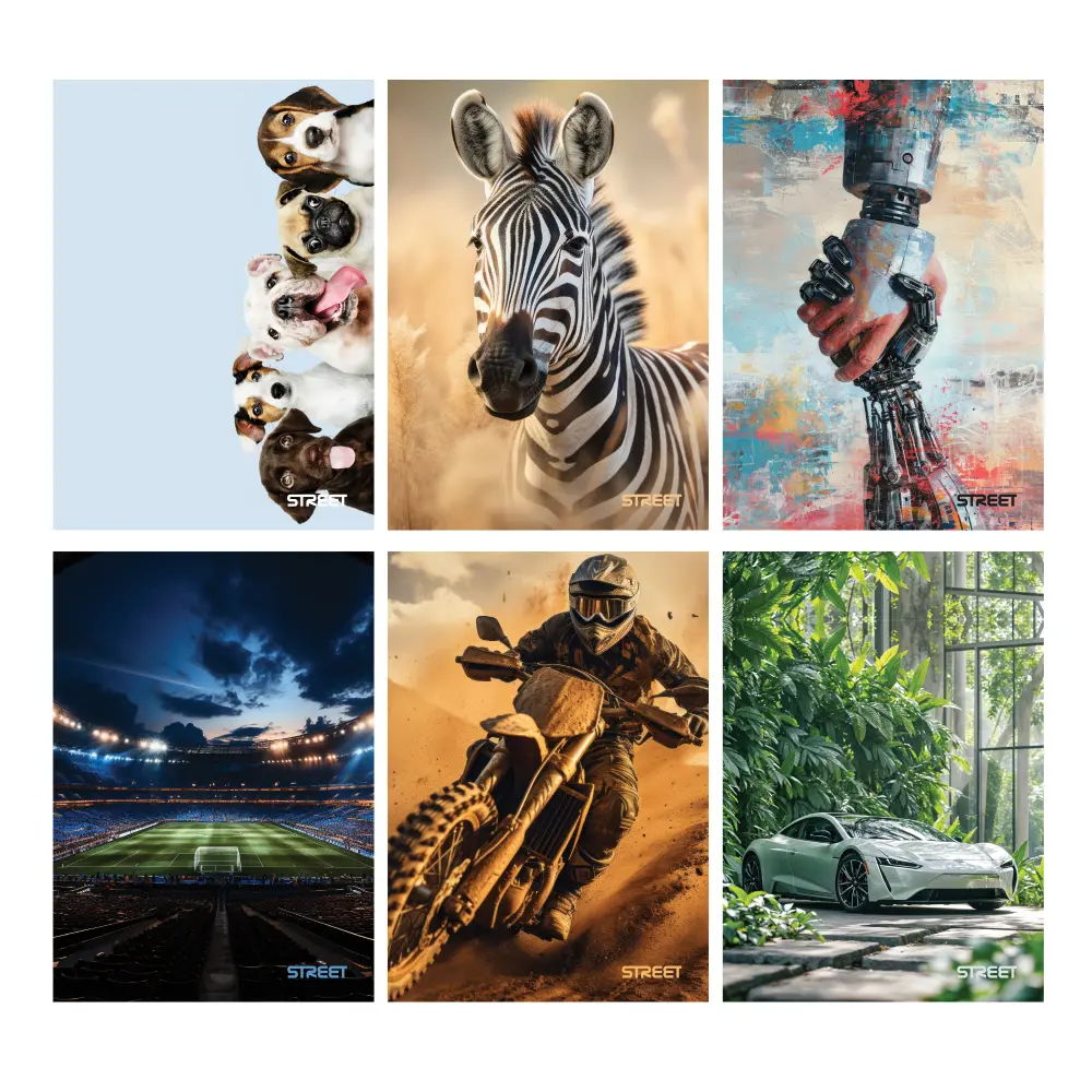 NOTEBOOK STREET MAXI A4 OC 50SH. Q.P.