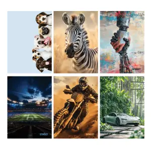 ZVEZEK STREET MAXI A4/OC 50L SORT