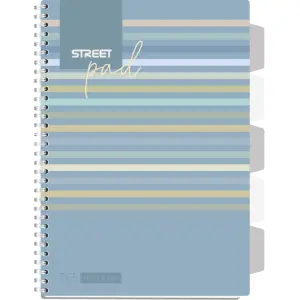 ZVEZEK ŠPIRALA S.PAD LINES A4 5M 100L PR