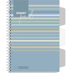 ZVEZEK ŠPIRALA S.PAD LINES A5 1R 100L PR