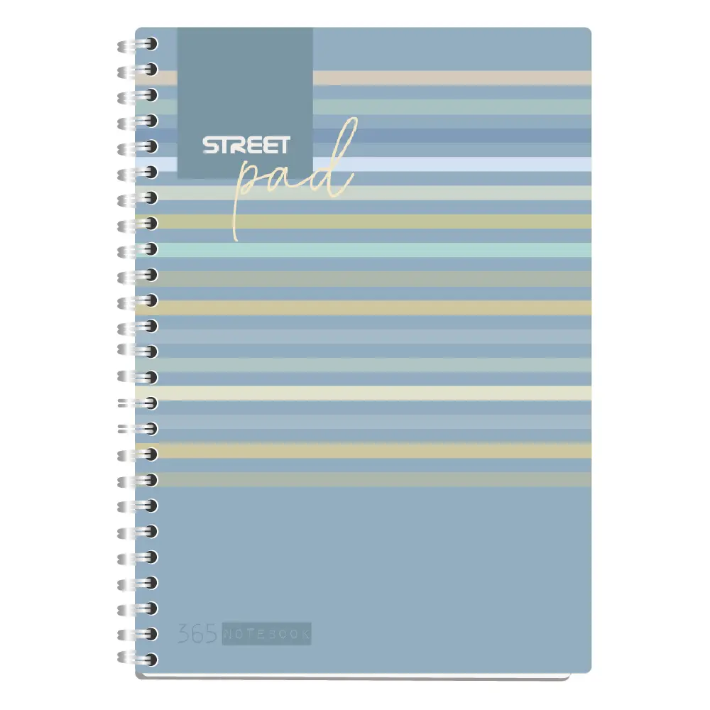 ZVEZEK ŠPIRALA S.PAD LINES A5 5M 100L