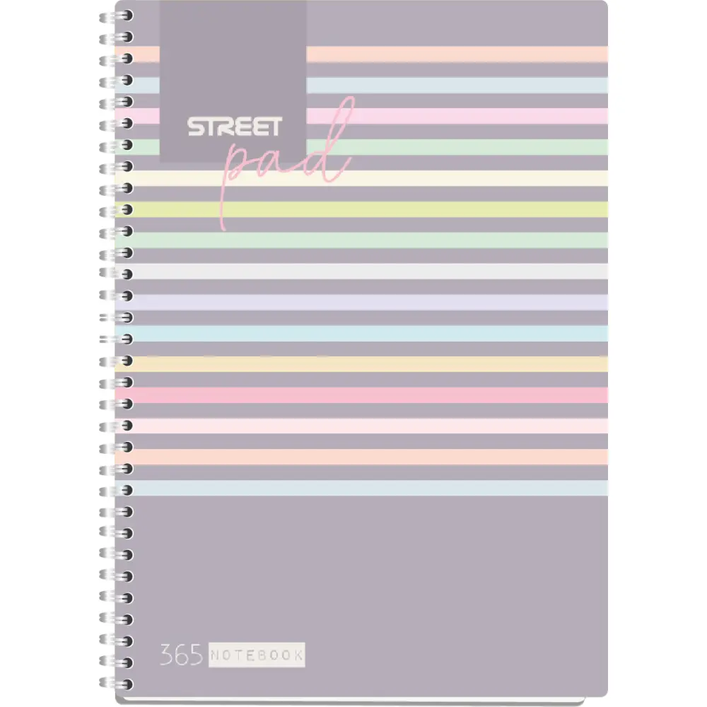 ZVEZEK ŠPIRALA S.PAD STRIPES A4 1R 100L