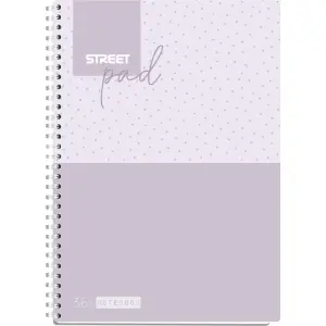 ZVEZEK ŠPIRALA S.PAD DOTS A4 1R 100L