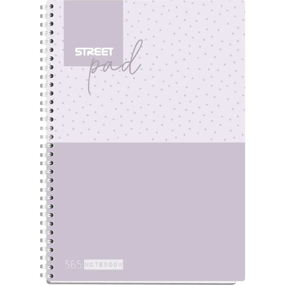 ZVEZEK ŠPIRALA S.PAD DOTS A4 5M 100L