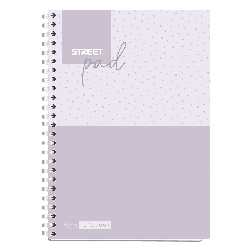 ZVEZEK ŠPIRALA S.PAD DOTS A5 5M 100L