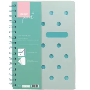 ZVEZEK ŠPIRALA S.PAD PASTEL GREEN A4 5M 