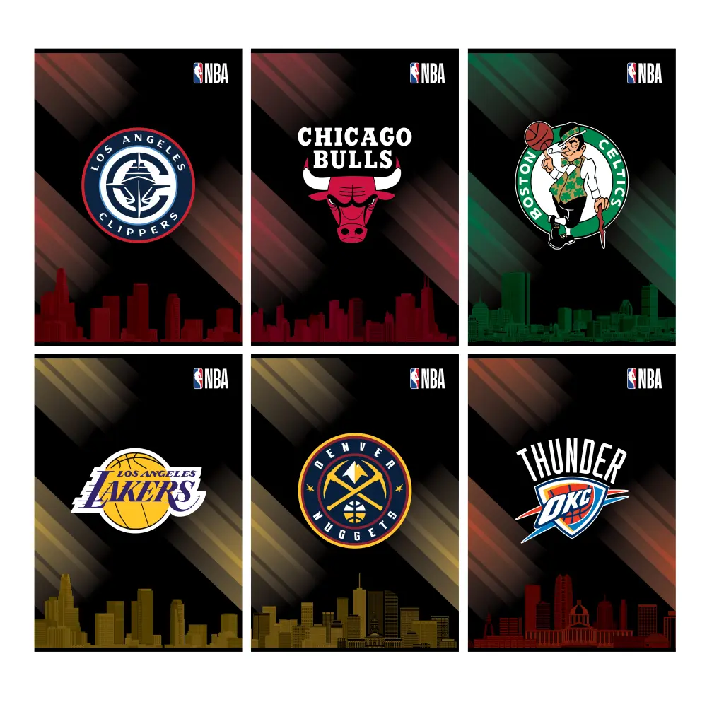 Zvezek A4, NBA črte z robom