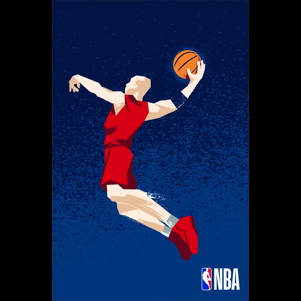 Mapa z elastiko A4, NBA