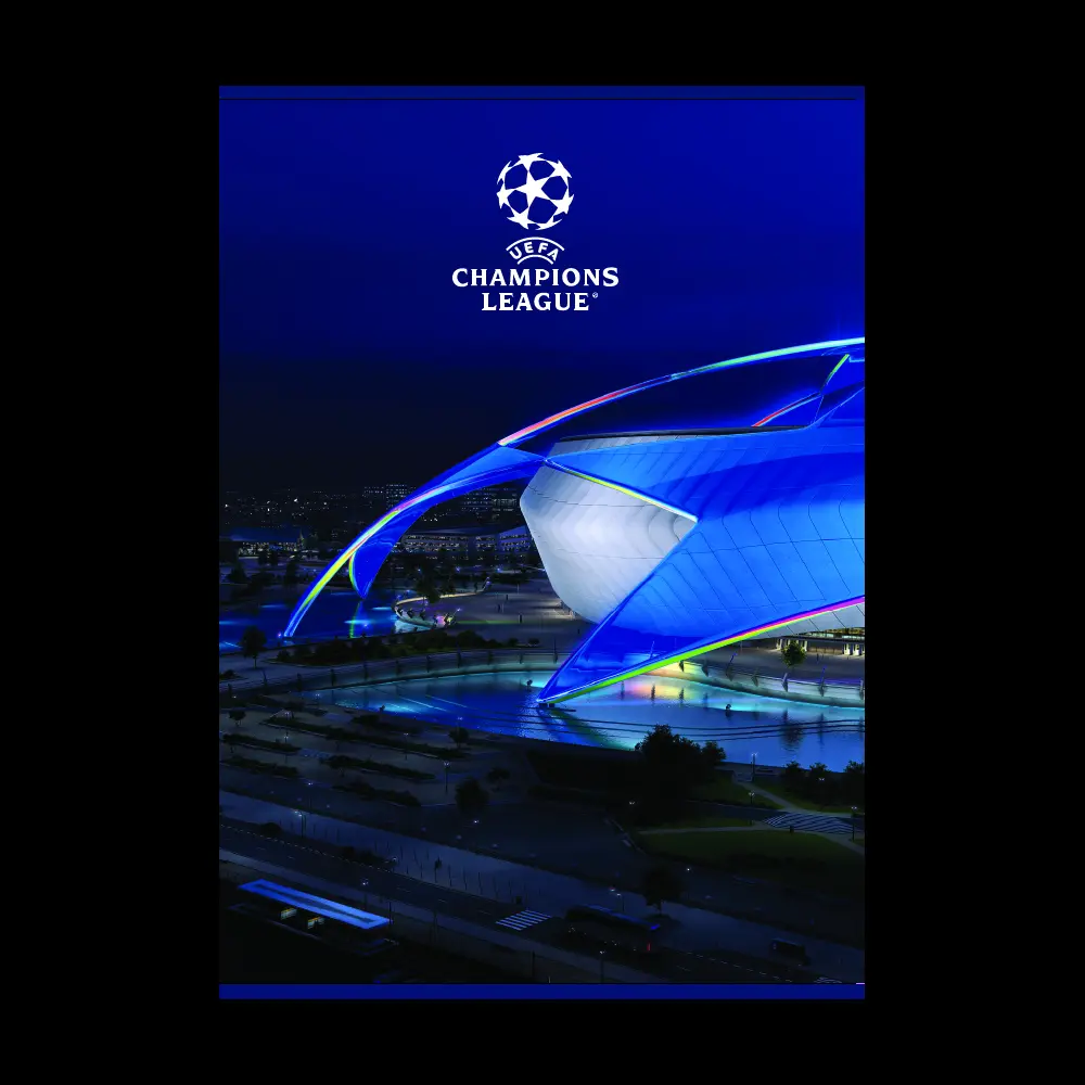 Zvezek A4, UCL črte z robom