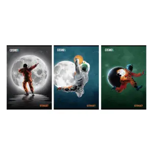 Zvezek Street Space A4 črte z robom