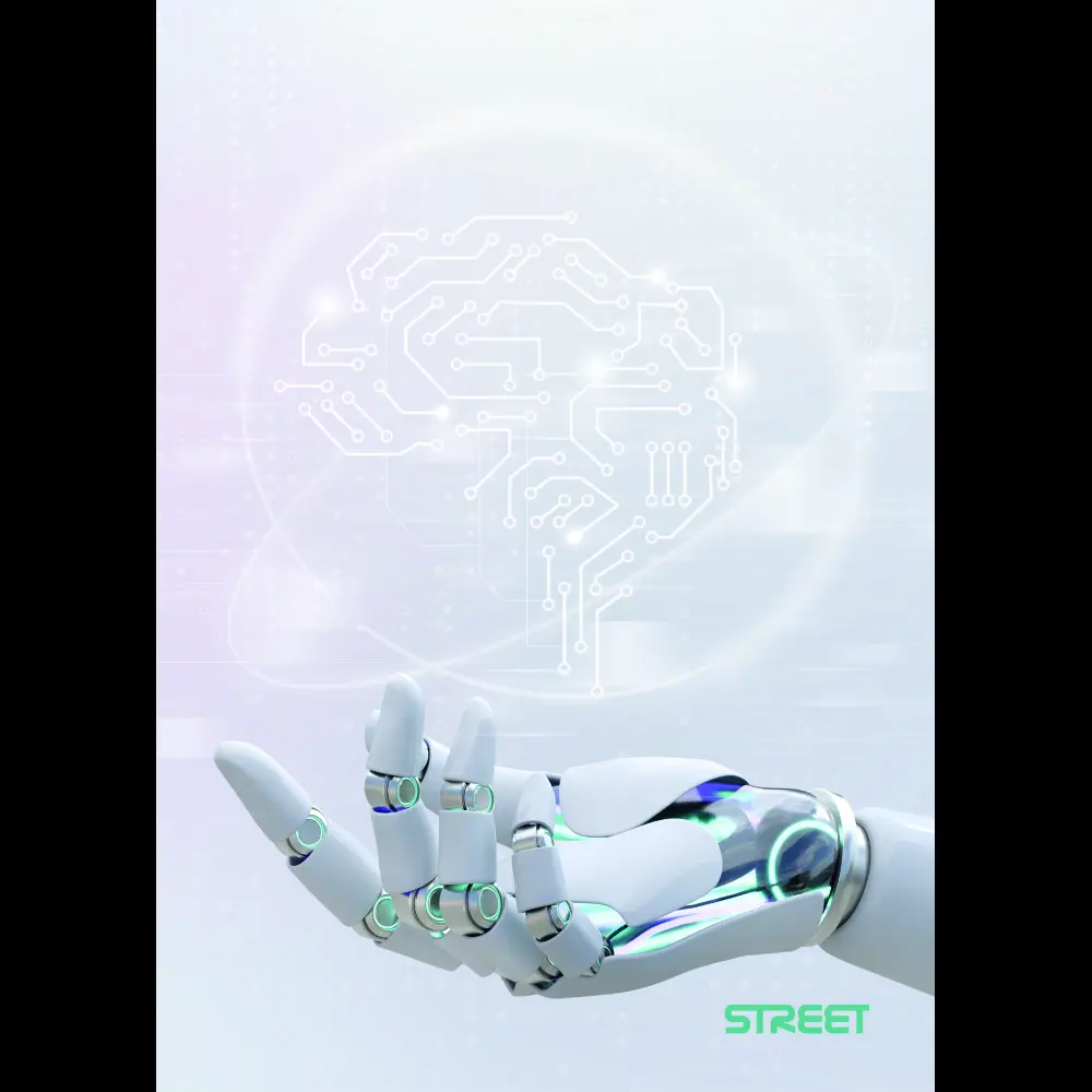 ZVEZEK STREET AI A4 črte z robom