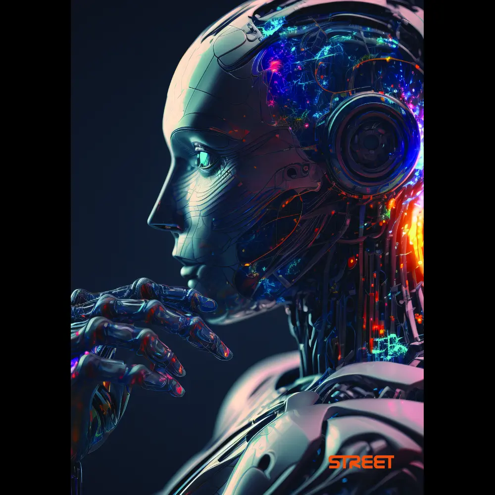 ZVEZEK STREET AI A4 črte z robom