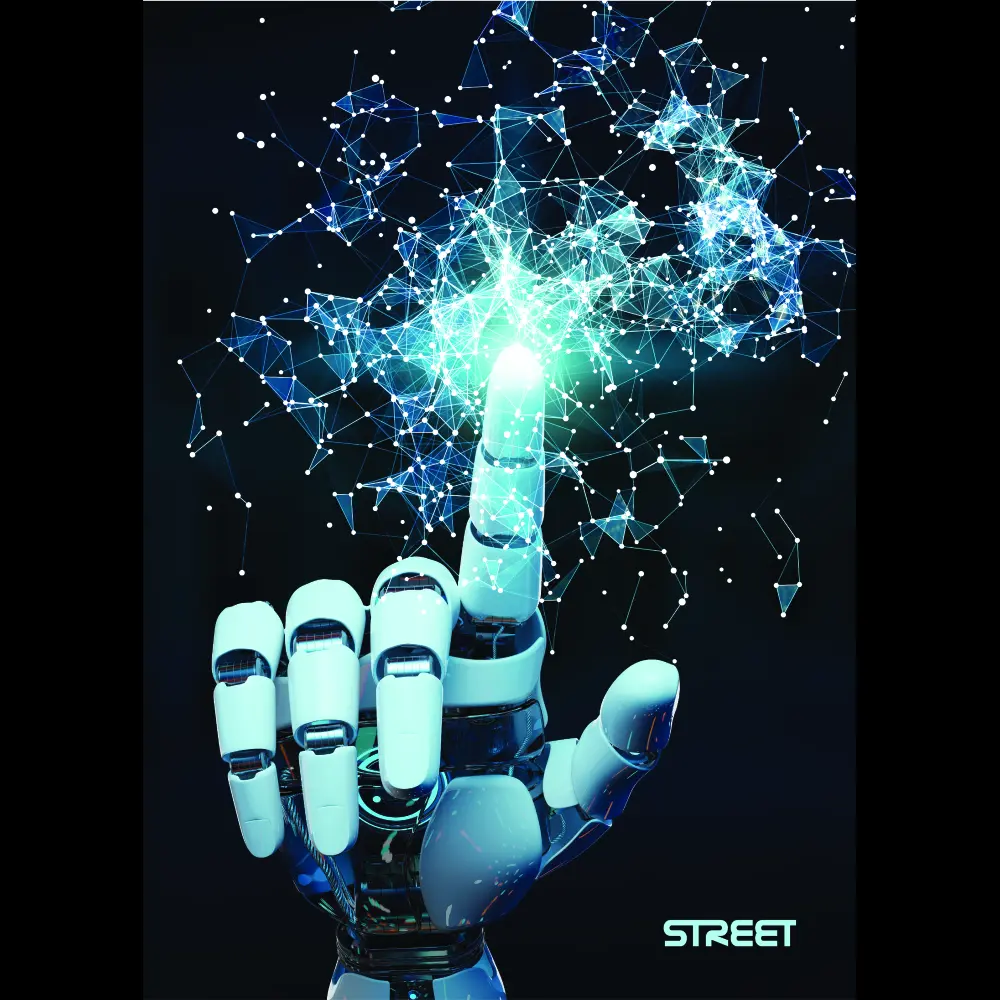 ZVEZEK STREET AI A4 brezčrtni