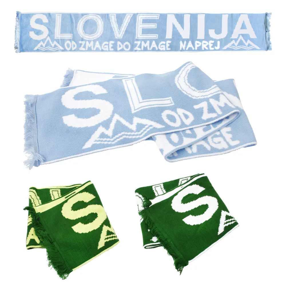 Navijaški šal Slovenija sortirano