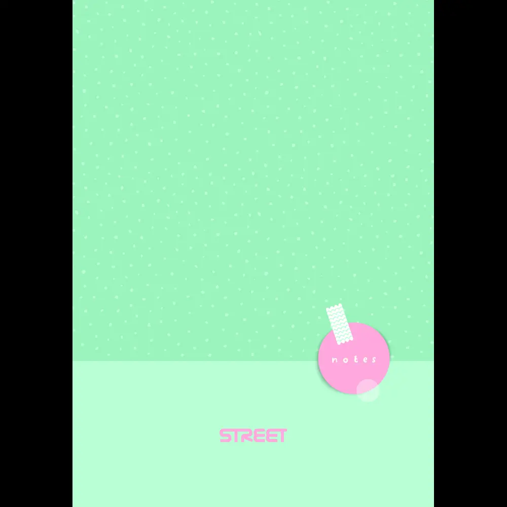 Zvezek Street Unique A4 črte z robom 