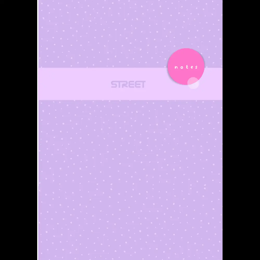 Zvezek Street Unique A4 črte z robom 