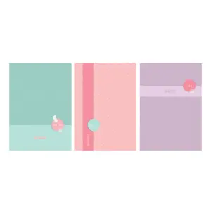 Zvezek Street Unique A4 mali karo