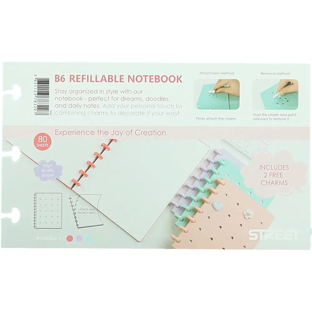 Špiralni zvezek DIY B6 črte