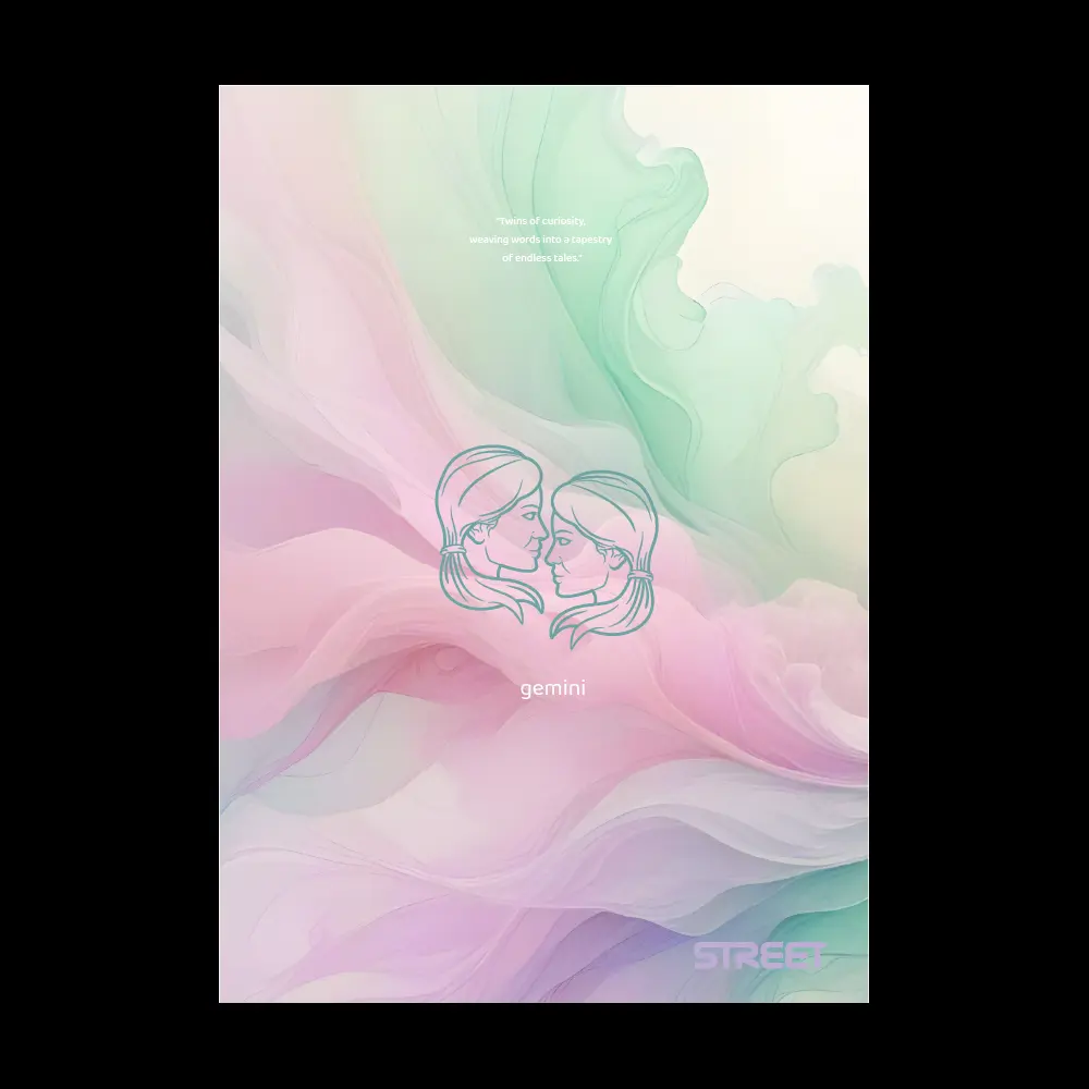 Zvezek Street Zodiac A5 črte z robom