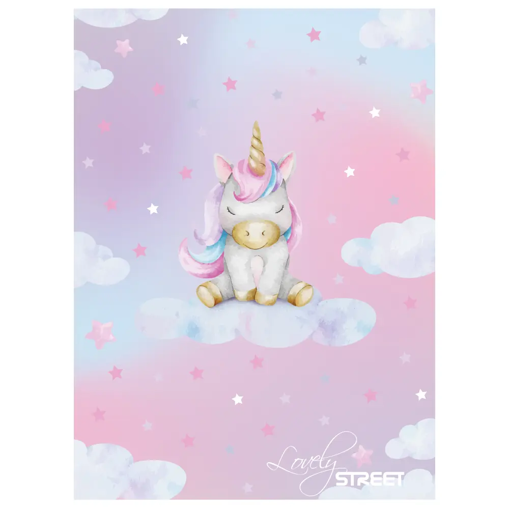 Zvezek Street Unicorn A4 brezčrtni
