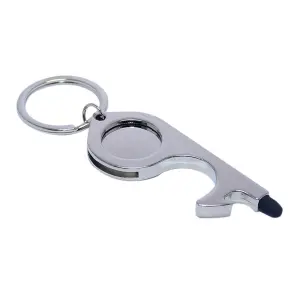 Obesek za ključe s kovancem NO TOUCH